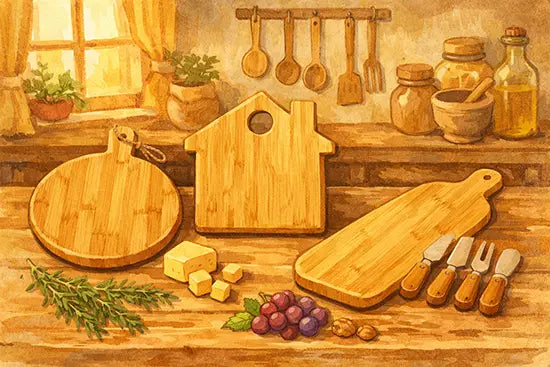 Planches à Découper en Bambou Personnalisées