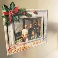 Aimants Personnalisés avec Cadres Noël