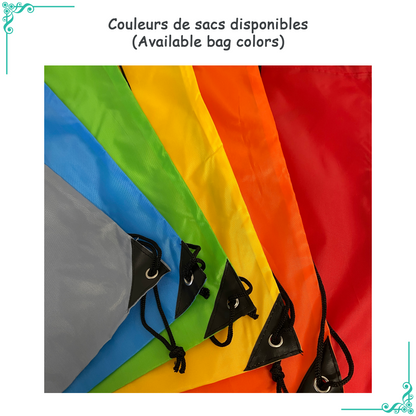 Bunte Tasche mit Logo oder persönlichem Foto in Schwarz und Weiß