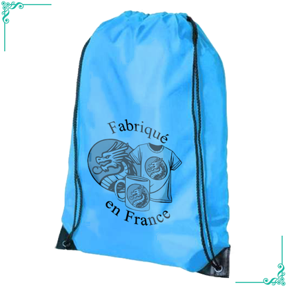 Bunte Tasche mit Logo oder persönlichem Foto in Schwarz und Weiß