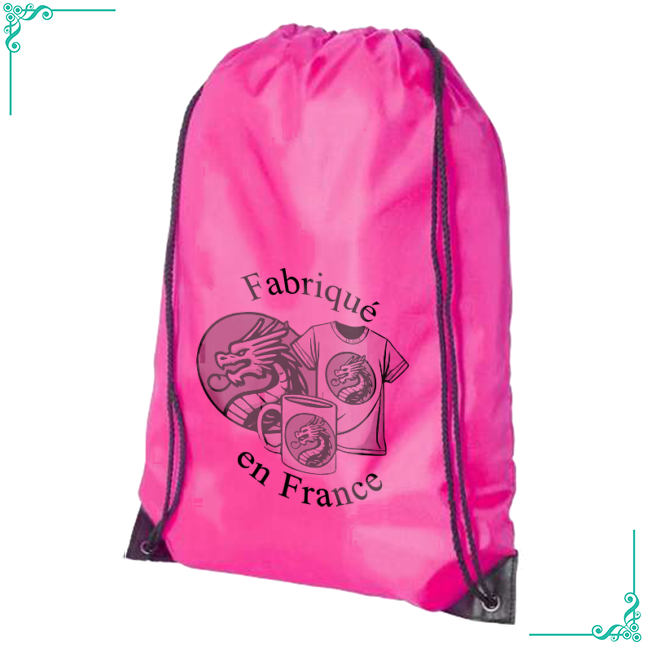 Bunte Tasche mit Logo oder persönlichem Foto in Schwarz und Weiß