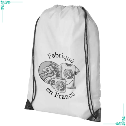 Bunte Tasche mit Logo oder persönlichem Foto in Schwarz und Weiß