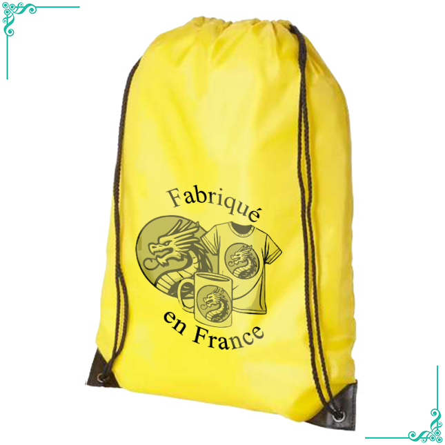 Bunte Tasche mit Logo oder persönlichem Foto in Schwarz und Weiß