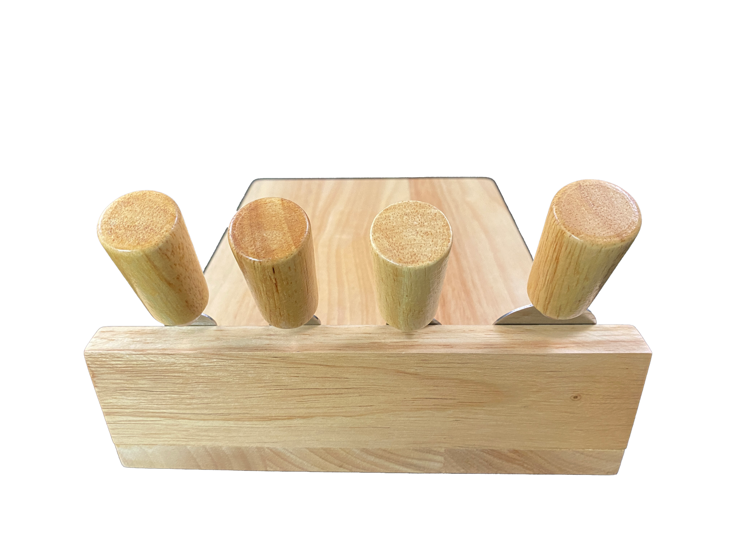 Lapin Carotte Plateau à Fromage en Bois avec 4 Couteaux de Service à personnaliser