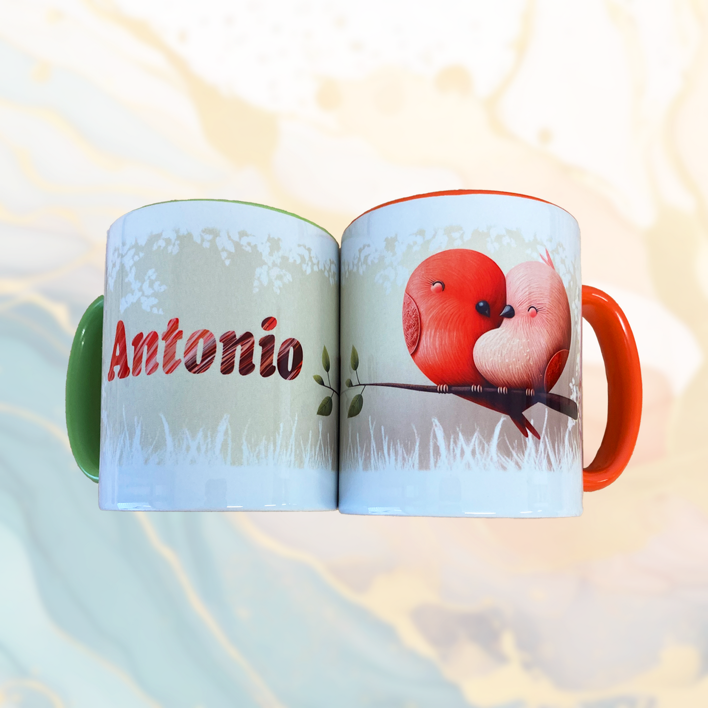 Personalized first name mug – Aesthetic gift for couples