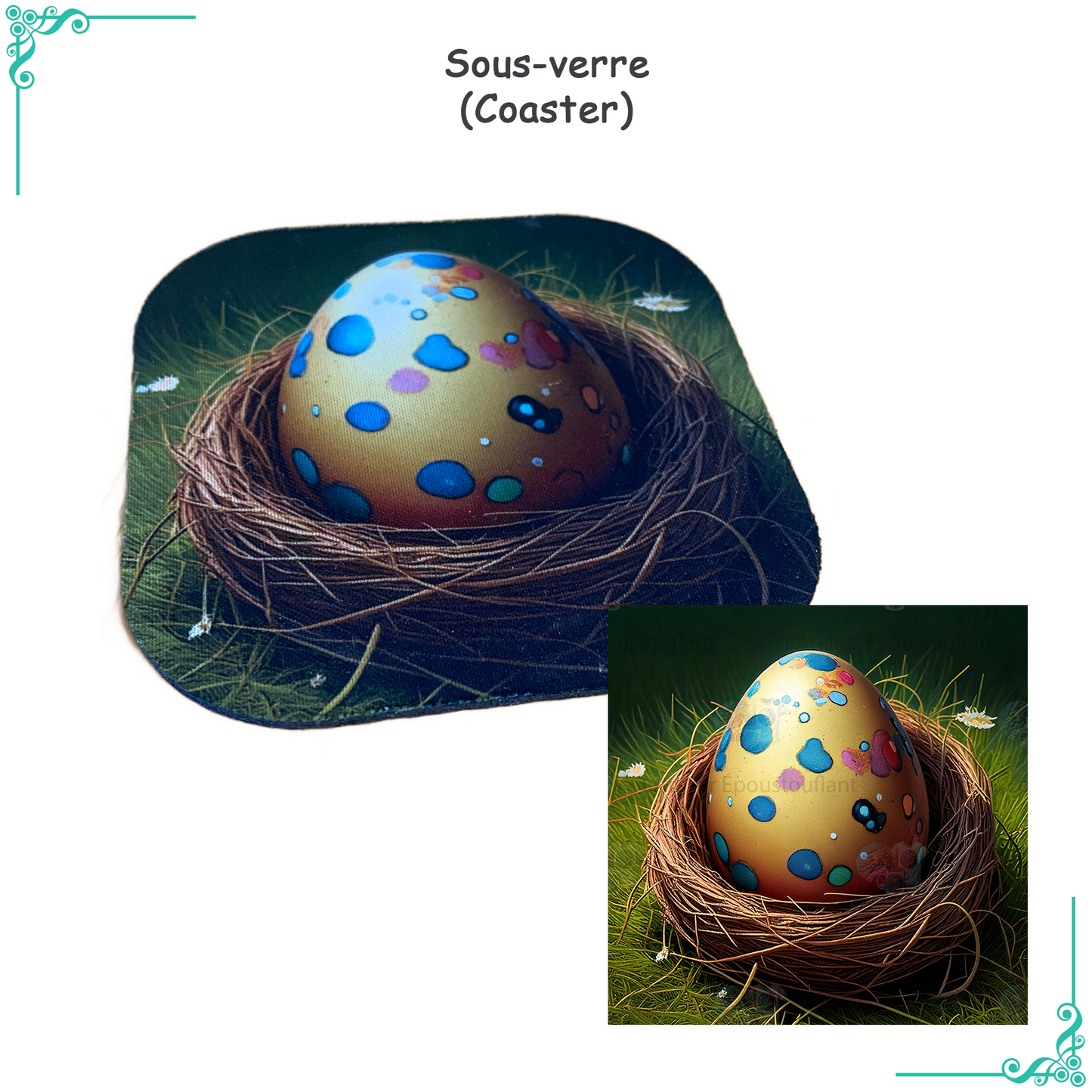 Tazza personalizzata con nome e motivo di dinosauro