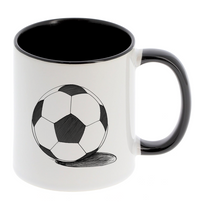 Mug personnalisé prénom - Passion Ballon de Football - Pour Enfant Sportif