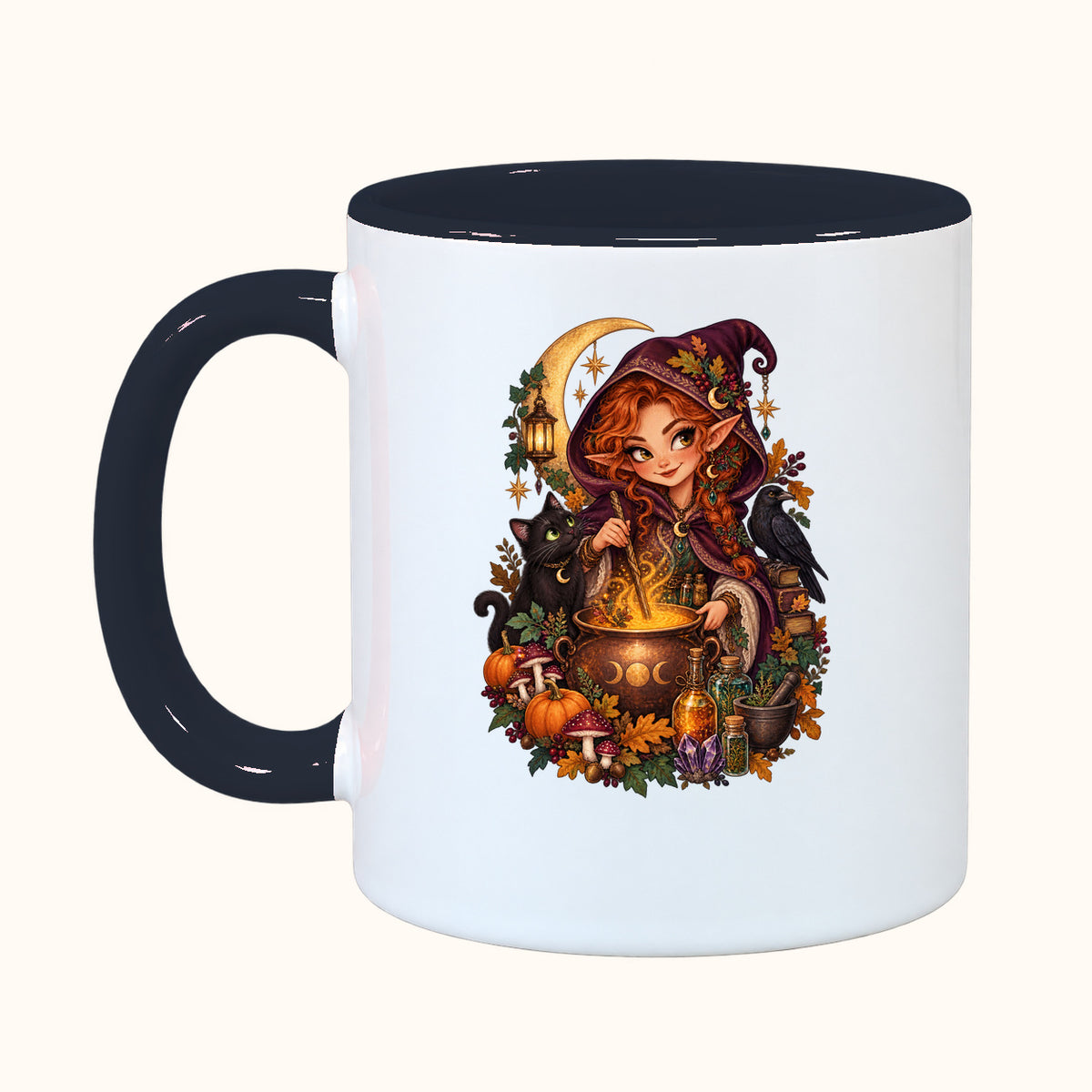 Personalized fantasy Halloween mug — orc, troll, elf and goblin — view 22