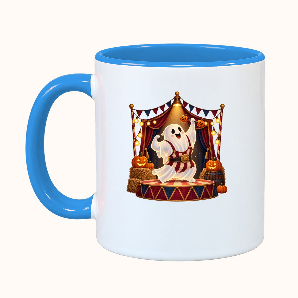 Taza de carnaval embrujado personalizada con nombre — 4 ilustraciones — vista 5