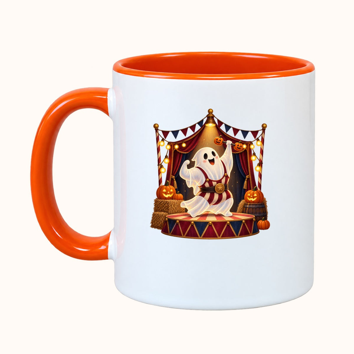 Taza de carnaval embrujado personalizada con nombre — 4 ilustraciones — vista 7