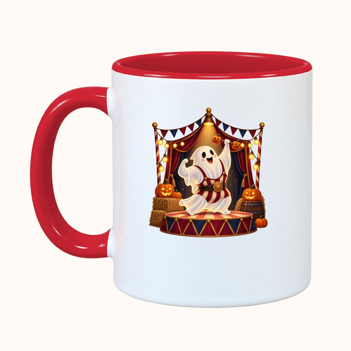Taza de carnaval embrujado personalizada con nombre — 4 ilustraciones — vista 8