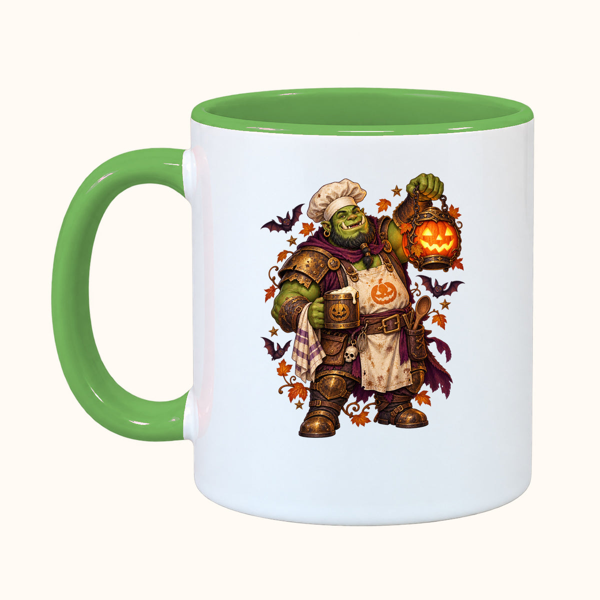 Personalized fantasy Halloween mug — orc, troll, elf and goblin — view 14
