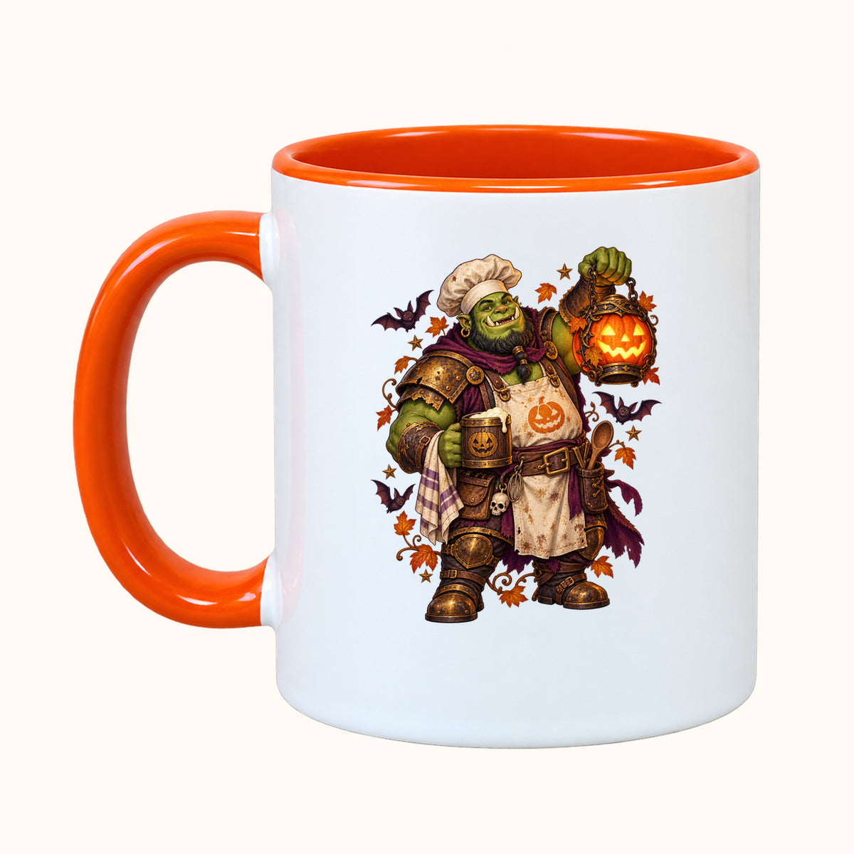 Personalized fantasy Halloween mug — orc, troll, elf and goblin — view 15