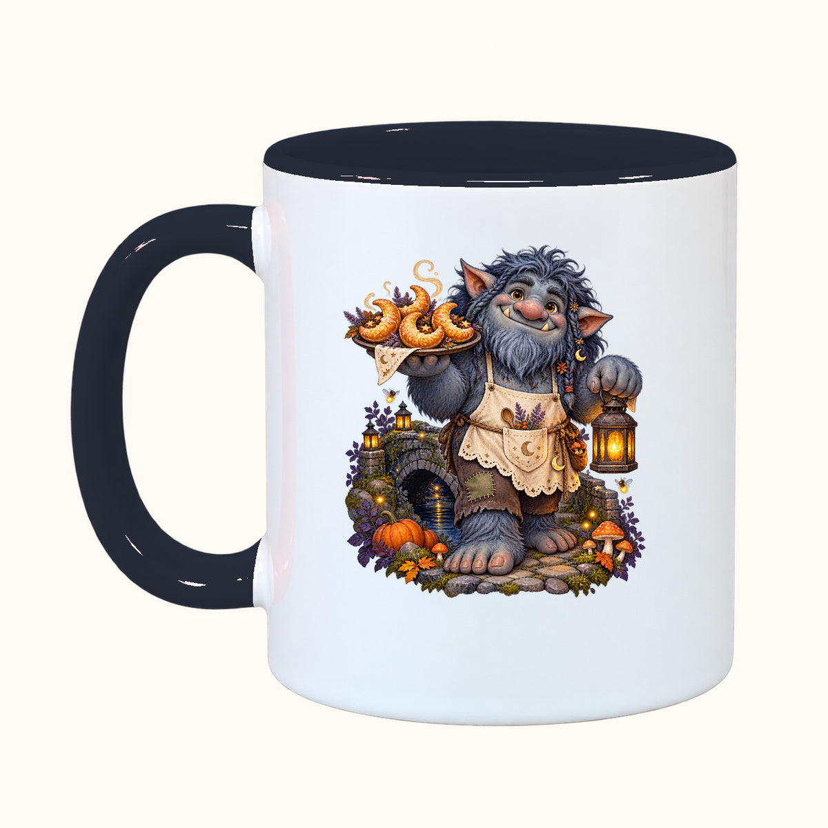 Personalized fantasy Halloween mug — orc, troll, elf and goblin — view 17