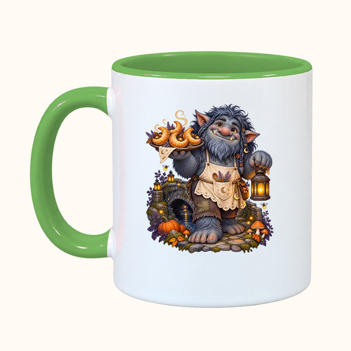 Personalized fantasy Halloween mug — orc, troll, elf and goblin — view 19