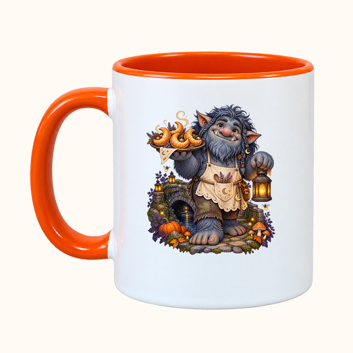 Personalized fantasy Halloween mug — orc, troll, elf and goblin — view 20