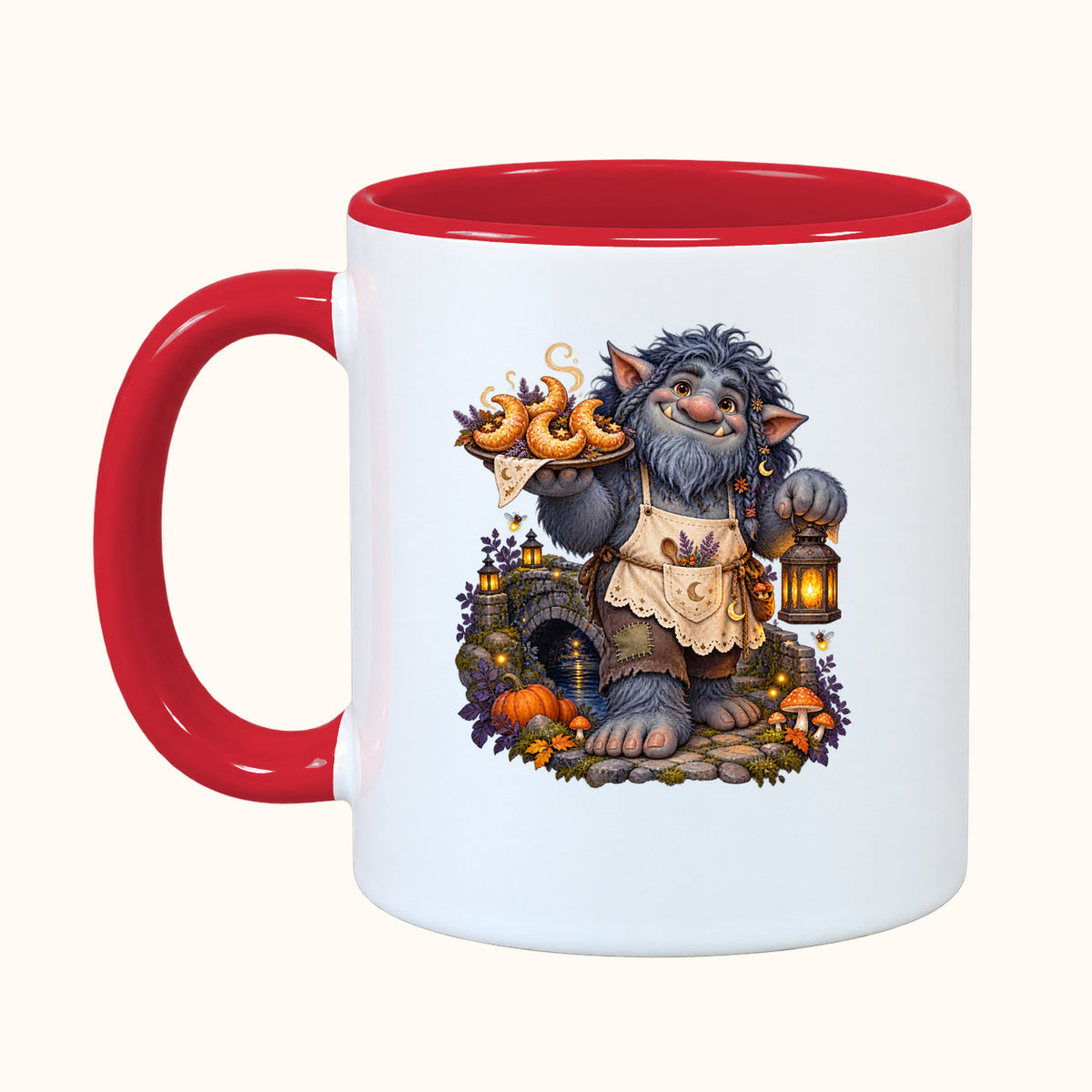 Personalized fantasy Halloween mug — orc, troll, elf and goblin — view 21