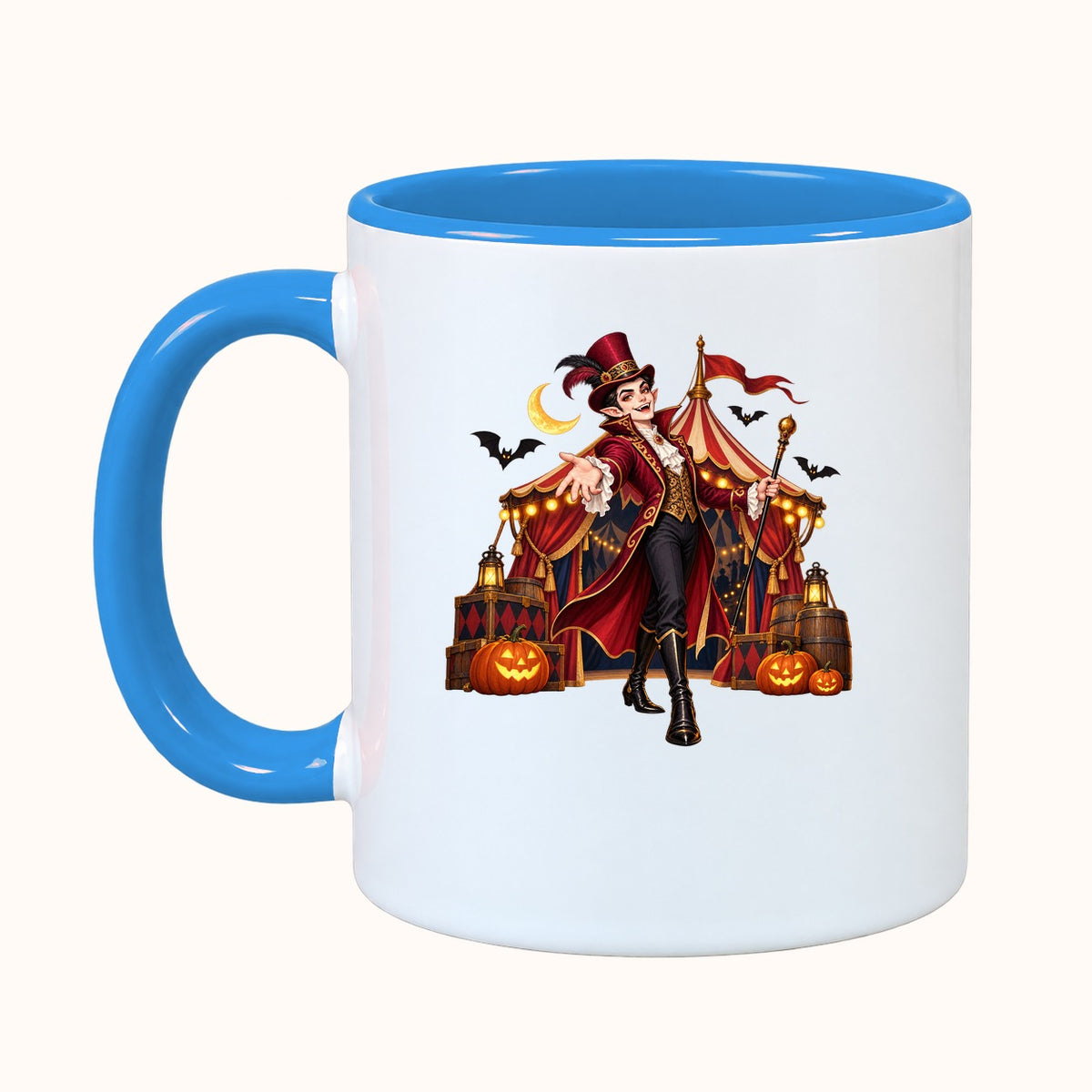 Taza de carnaval embrujado personalizada con nombre — 4 ilustraciones — vista 16