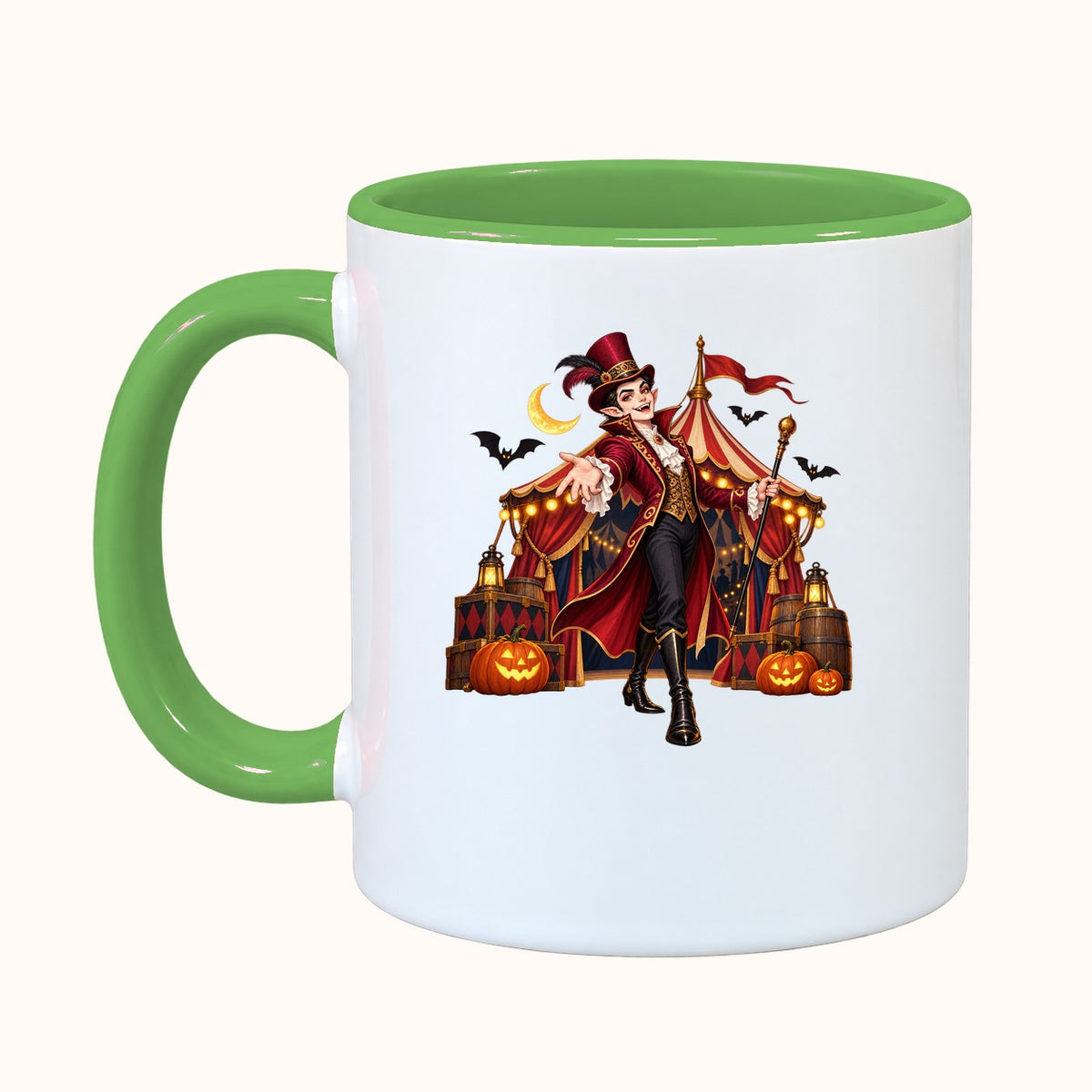 Taza de carnaval embrujado personalizada con nombre — 4 ilustraciones — vista 17