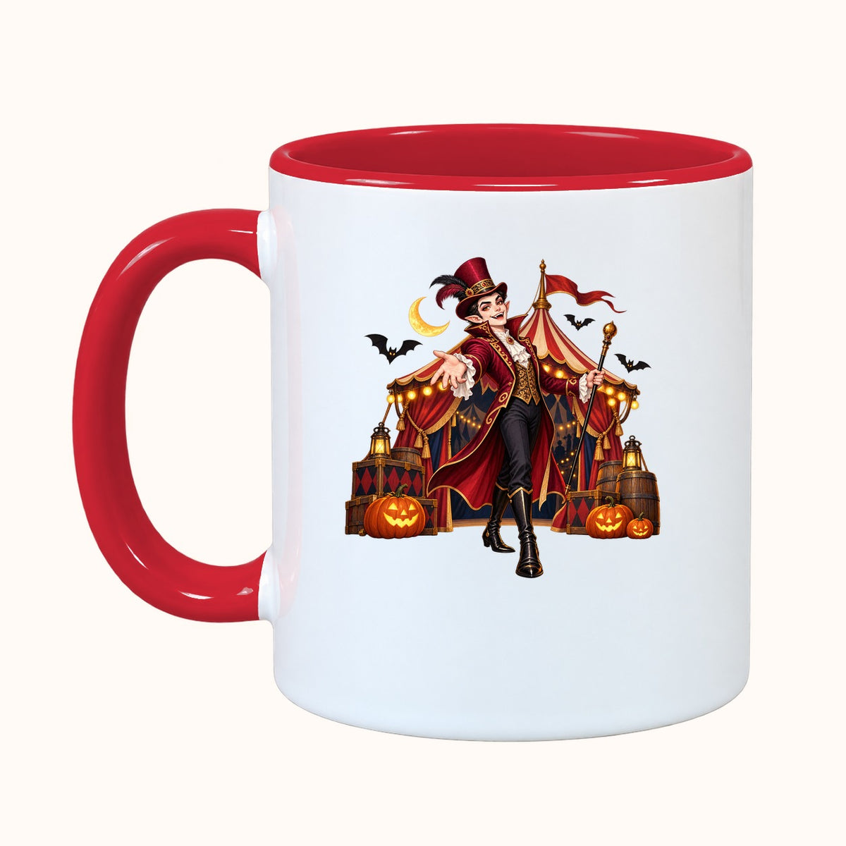 Taza de carnaval embrujado personalizada con nombre — 4 ilustraciones — vista 19